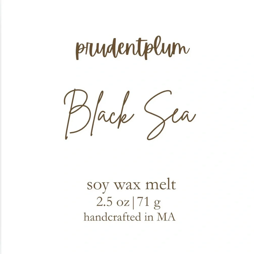 Black Sea Soy Wax Melt 2.5 oz | Melts For Wax Warmer Clamshell